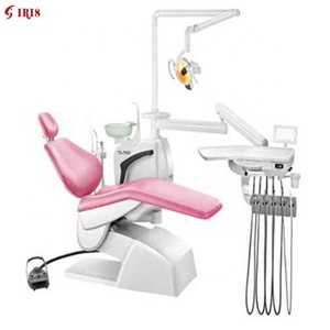 <span class=keywords><strong>Unit</strong></span> Kursi <span class=keywords><strong>Dental</strong></span> Warna Pink, dengan Dudukan Instrumen Bisa Diputar Spitton dan Terpasang Di Bawah - Product Image 3