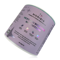 Exquis Spot Uv surélevé argent Bopp effet mat Rectangle supplément étiquette violette personnalisée étiquette étanche pour emballage de bouteille