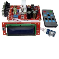 #53171 M62446 6 canales Control remoto Control de volumen preamplificador pantalla LCD 5,1 Audio volumen preamplificador NE5532 OP AMP para 5,1 Amp