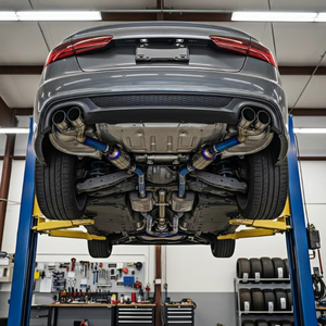 Tuyau d'échappement de haute qualité pour <span class=keywords><strong>Audi</strong></span> <span class=keywords><strong>A6</strong></span> 3.0T, système d'échappement en titane, modification du son de la voiture sport - Product Image 6