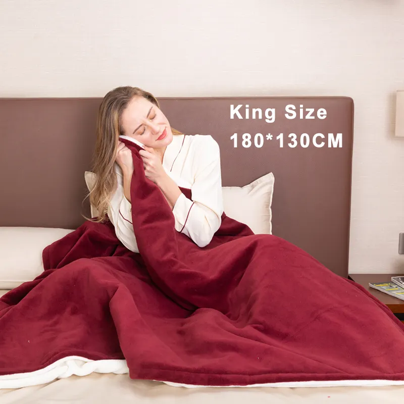 PROFESSIONAL & SAFETY heated throw blanket with lower electromagnetic radiation