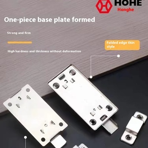 Hohe 201 dày thép không gỉ an toàn hộ gia đình chốt tự động mùa xuân phòng ngủ nhà vệ sinh khóa cửa 4 inch Loại B thiết kế hiện đại - Product Image 3