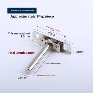 Support caché en forme de T réglable direct <span class=keywords><strong>d</strong></span>'usine support <span class=keywords><strong>d</strong></span>'étagère hexagonal cylindrique en fer en métal Invisible qualité de Support - Product Image 6
