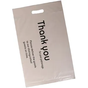 Em Estoque Sacos De Correio Com Alça Obrigado Poly Nude Mailer Bag Personalizado Impresso Transporte Sacos De Envio Com Alça