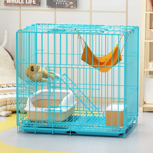 Outdoor Metalen Roestvrij Staaldraad Kat Kooi Villa Dubbele Vouwen Huisdier Kooi - Product Image 2