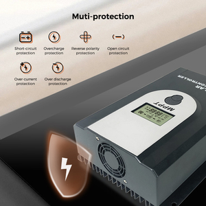 Năng lượng mặt trời sạc điều khiển 12/24 Volt 10A MPPT điều khiển tùy chỉnh năng lượng hệ thống nhà hỗ trợ bluetooth kết nối - Product Image 3