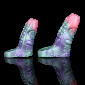 YOCY Open Ended Tentacle Sleeve Penis Cover Cock <b>Ring</b> Sleeve Delay Ejaculation Cock Sheath Condom Dick Cover for <b>Couples</b> Sex Toy - Product Image 4