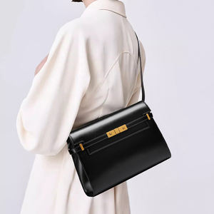 Borsa da Donna in Vera Pelle Stampa Coccodrillo Borsa a Spalla Retrò di Alta Gamma Borsa a Tracolla Stile Manhattan - Product Image 2