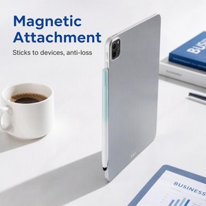 Stylet magnétique rétractable en métal 2-en-1 pour écrans tactiles, apprentissage, enseignement, bureau, portable - Product Image 4