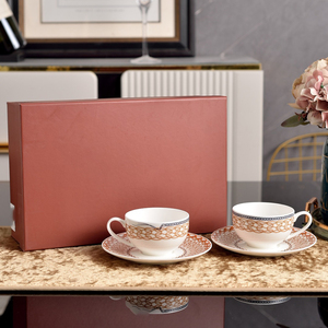 European Style Minimalist Luxurious Bone <strong>China</strong> <strong>Cups</strong> &amp; Saucers Set-Eco-Friendly Tea &amp; Coffee Gift - Product Image 4