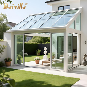Solárium de Aluminio con Vidrio de Baja Emisividad de Alta Calidad, Solárium Independiente, Porche Cerrado, Invernadero, Jardín de Invierno para las Cuatro Estaciones - Product Image 1