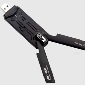 ดองเกิลไวไฟ 6E USB 3.0 รุ่น 5400M การ์ดเชื่อมต่อเครือข่าย AX5400 2.4GHz 5GHz 6GHz ไตรแบนด์ ไม่ต้องติดตั้งไดรเวอร์ อะแดปเตอร์<span class=keywords><strong>ไวไฟ</strong></span> USB สำหรับพีซี - Product Image 2