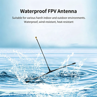 Antenne omnidirectionnelle mini FPV professionnelle à gain élevé 433 MHz-5,8 GHz, type dipôle T, connecteur UFL pour drone FPV, récepteur UAV