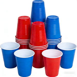 Gobelets jetables en PP de 16 oz - Gobelets à bière colorés sans BPA pour les fêtes - Gobelets en plastique PS - Product Image 2