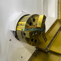 Torno CNC de Cama Inclinada TCK50, Máquina de Torneado de Metal con Cuerpo de Hierro Fundido de Alta Rigidez para Producción Industrial