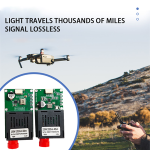 Módulos Transceptores Ópticos TTL de 40KM 3.3V, Componente de Comunicación por Fibra para Sistemas UAV/FPV, Puerto de Video CVBS RX/TX/AV/VCC/GND - Product Image 4