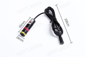 Localizador cruzado de línea de punto rojo de luz de gama alta 650nm 660nm 10mW ~ 100mW Módulo de diodo láser haz enfocable 5V DC posicionador láser - Product Image 2