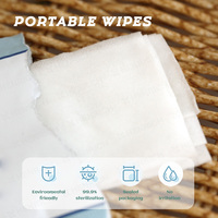 Lingettes humides jetables pour bébé, blanches, de qualité supérieure, vente en gros