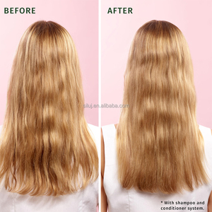 Shampooing et après-<span class=keywords><strong>shampoing</strong></span> naturels Private Label pour cheveux lisses et brillants, enrichis en vitamine E, jojoba, sans cruauté, aux épines de rosier, parfum floral - Product Image 4