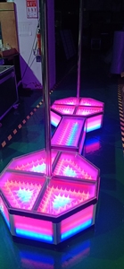 Éclairage LED DJ coloré pour discothèques, pubs, spectacles, 18W, aluminium, pole dance, scène, plateforme, mode de contrôle DMX512 pour entrepôts - Product Image 4