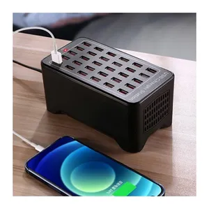 Studio 30 ports charging station high-power charger, Multi-port 150W usb smartphone charger charging station