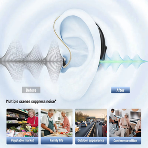 เครื่องช่วยฟังดิจิตอล16ช่องสัญญาณแบบชาร์จไฟได้ BT ไร้สายสำหรับผู้สูงอายุมินิ BTE - Product Image 5