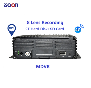 Caméra DVR de véhicule 4G GPS 8 canaux avec disque dur HDD pour camion, bus et autocar, avec fonction de suivi GPS - Product Image 1
