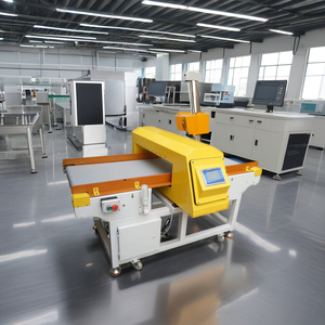 Máy dò kim loại bằng thép màn hình cảm ứng Hệ thống phát hiện băng tải trong ngành công nghiệp thực phẩm Sản phẩm bao bì bằng giấy bạc nhôm Quần áo - Product Image 2