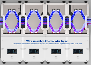 Paquete de Baterías de Litio-Hierro-Fosfato (LiFePO4) de Grado A de 16S, 280 Ah, 51.2 V, 600 Ah, 30 kWh, Energía Solar Vertical, Equilibrador Activo de 5 A, Completo, 10 kW, 15 kW, 30 kW - Product Image 4