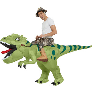 Disfraz Inflable de Dinosaurio Unisex, Divertido para Fiestas de Halloween, Tiranosaurio Rex para Niños y Adultos - Product Image 3