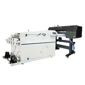 4 Kop I3200 Digitale Dtf Printer 30Cm A3 60 Cm Pet Film Stof Tshirt Drukmachine Yinstar Dtf Met Riem Shaker