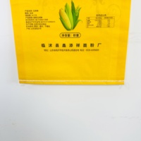 Sac en BOPP personnalisé de 25 kg et 50 kg, sac tissé en PP blanc pour l'emballage du riz, de la farine, du maïs, des aliments pour animaux et des engrais