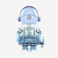 POPMART MEGA SPACE MOLLY 400% Glacier PVC, масштаб 1/12, аутентичная аниме-фигурка, кукла, декор для дома, коллекционный товар по мотивам комиксов, унисекс