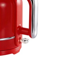 Bouilloire électrique avec affichage de la température rétro, capacité de 1,3 L, ébullition rapide et lumière LED