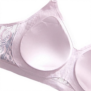 Nuova <span class=keywords><strong>Reggiseno</strong></span> Sexy in Pizzo <span class=keywords><strong>e</strong></span> Rete <span class=keywords><strong>Senza</strong></span> Ferretto, Sottile, per <span class=keywords><strong>Seno</strong></span> Grande, Anti-cedimento, Effetto Push-up, Confortevole, Traspirante, Invisibile - Product Image 4