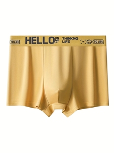 5 pz biancheria intima da uomo a vita media <span class=keywords><strong>boxer</strong></span> leggeri e traspiranti abito lettera <span class=keywords><strong>mutande</strong></span> da uomo in molteplici colori - Product Image 2