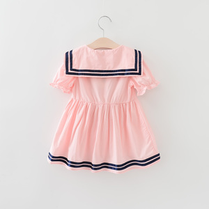 Ropa Infantil al por Mayor, Vestidos Cortos Rosas Estilo Japonés para Niñas, con OEM - Product Image 2