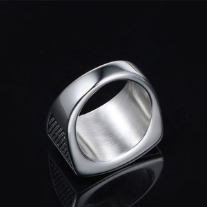 Men's Star <b>Titanium</b> Steel <b>Ring</b> Eight Pointed Geometric Design Punk Style Jewelry Gift SA1047 - Product Image 3