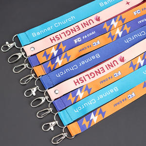 Preiswert individuelles Logo Druck runde Schnur Rohr Nackenband Kind Kinder Ohrenträger einstellbare Länge Anti-Verlust abdeckung Gesicht <span class=keywords><strong>Lanyard</strong></span> - Product Image 1