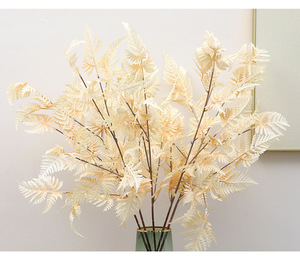 O-X0206 Fleurs De Mariage Faux Herbe Plantes Artificielle <span class=keywords><strong>Fougère</strong></span> Feuilles <span class=keywords><strong>D</strong></span>'<span class=keywords><strong>ornement</strong></span> Artificielle Verdure laisse Souches Pour la <span class=keywords><strong>D</strong></span>écoration De Mariage - Product Image 4
