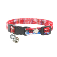 Collier pour animaux de compagnie en peluche multicolore de haute qualité, adorable et confortable, collier pour chat et chien, collier de Noël pour chat