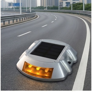 Marcador Reflectante <span class=keywords><strong>de</strong></span> Límite <span class=keywords><strong>de</strong></span> Tráfico IP68 Solar Tipo Herradura para Guía <span class=keywords><strong>de</strong></span> Vías y Caminos en Resorts - Product Image 3