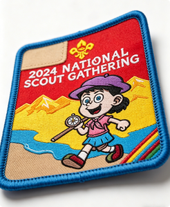 Écusson brodé personnalisé thermocollant écologique pour le rassemblement national des scouts 2024, badge souvenir d'événement pour uniforme, chapeaux à crochet - Product Image 3