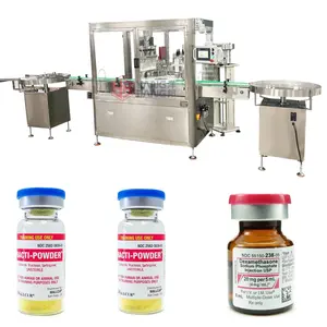 Automatic 2 Nozzles Injection Powder Vial Filling Machine Bottle Vaccine Powder Filling and Capping Machine