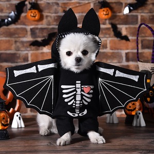 Costume de chauve-souris amusant pour Halloween, avec ailes verticales, pour bouledogues français, chats et chiens, vente en gros, approvisionnement à long terme - Product Image 2