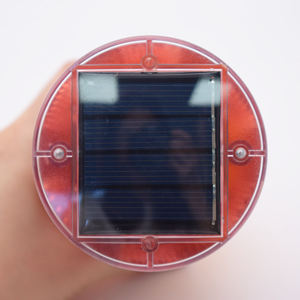 डेकेई पीसी सड़क निर्माण सौर ऊर्जा संचालित एलईडी यातायात सुरक्षा शंकु चमकती चेतावनी लाइट - Product Image 2