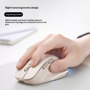 <span class=keywords><strong>เมาส์</strong></span>สำนักงาน<span class=keywords><strong>ไร้</strong></span><span class=keywords><strong>สาย</strong></span> AS Us MD103 การเชื่อมต่อ<span class=keywords><strong>ไร้</strong></span><span class=keywords><strong>สาย</strong></span>แบบสองโหมด ออกแบบตามหลักสรีรศาสตร์สำหรับคนถนัดขวา น้ำหนักเบา ชาร์จได้ บรรจุกล่อง - Product Image 3