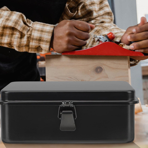 Tùy Chỉnh Di Động Sắt Công Cụ Lưu Trữ Hộp Hình Chữ Nhật Hình Dạng Với Sơn Mài Kỹ Thuật Và Khóa Cho Công Cụ Sửa Chữa - Product Image 1