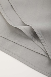 Chemise <span class=keywords><strong>de</strong></span> <span class=keywords><strong>travail</strong></span> pour <span class=keywords><strong>homme</strong></span> à séchage rapide, design double couche, logo brodé exquis, orange et gris, patchwork bicolore, manches longues - Product Image 6