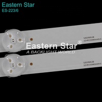 Bande de rétroéclairage TV ES-223 32D2900 32HR330M06A8V0 4C-LB3206 pour T C L LED, bande de rétroéclairage 2 pièces/ensemble